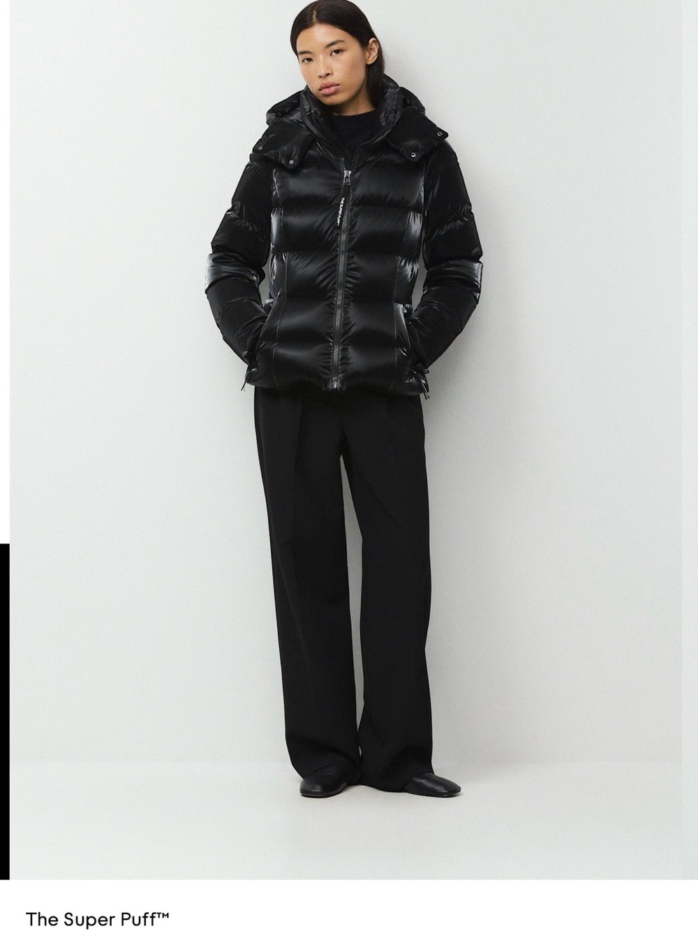 Women's Black Puffer Jacket